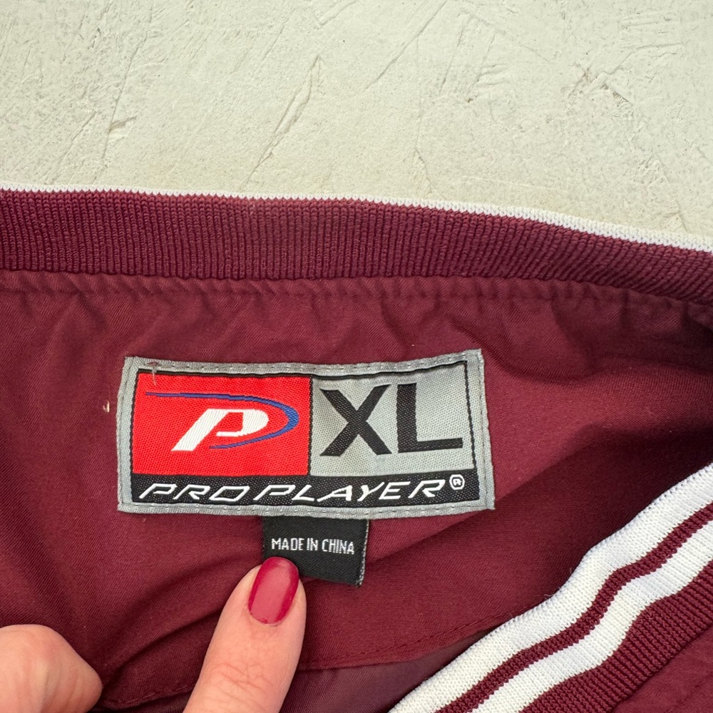 Pro Player Maroon Virginia Tech Pullover Jacket - image 2